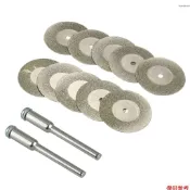 帶 2 個圓盤 Dremel 切斷刀盤 Dremel 刀柄 20 毫米/0.79 英寸切斷金剛石砂輪 Dremel 旋轉