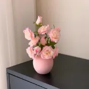 仿真花 裝飾花 畢業花束材料 拍照道具 居家裝飾 擺設 高檔仿真花薔薇花玫瑰永生花客廳擺設假花插花餐桌裝飾品花藝擺件