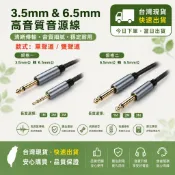 🌟現貨今日出🌟 AUX 3.5mm 轉 6.5mm 音源線 電吉他 擴大機 喇叭 音源轉換線 音頻線 3.5 轉 6.5