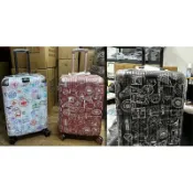 ~雪黛屋~BATOLON 29吋行李箱防盜鋁框隱藏外掛鈎PC+ABS髮絲紋雙海關鎖360度旋鋁金防撞W2414