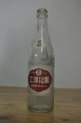 古董老件玻璃黑松沙士汽水瓶高24長7寬7公分可交換物品