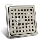 (店+)【蝴蝶衛浴】蝴蝶衛浴~【阿水師 10x10cm地排】專利.304落水頭.白鐵不鏽鋼.防蟲防臭.台灣製.地板落水頭