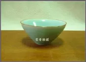 龍泉青瓷 茶杯 粉青小斗笠杯 一套六杯
