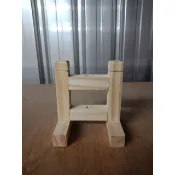 ｜泓展工藝｜台灣製單孔座 兵器座 實木腳座 太子槍座 關刀座 小令旗座 兵器架