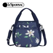 Lesportsac Small Jenni Crossbody 斜背手提水桶包 兩用包 側背包  女包(海軍藍花卉黑)