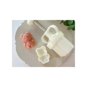 (店+)《巧緻》布偶熊  30g 冰皮月餅壓模 50克 綠豆糕壓模 冰皮月餅模 月餅模 中式月餅模  可愛小