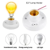 AXUS 語音控制E27燈座 LED燈泡座 聲控延遲開關插座 AC180-240V 轉接器