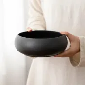 全球選品1館 生活百貨 黑陶茶洗功夫茶具茶道配件水盂家用茶臺茶渣缸廢水缸大號泡茶