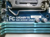 【全國主機板維修聯盟】 技嘉 GA-H55N-USB3 1156 MINI ITX (下標前請先詢問) 故障主機板