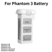 適用於 Phantom 3 Battery Drone 智能飛行電池 4500mAh 飛行時間 23 分鐘兼容 Phan