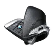 M Performance BMW 原廠 皮革 黑色 鑰匙包 鑰匙套 Leather Key Case 【YGAUTO】