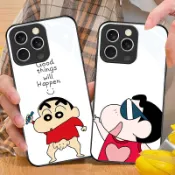 卡通蠟筆小子玻璃 OPPO A6S A3X A5X A6X A91 A92S A96 A97 A98 A79 手機殼