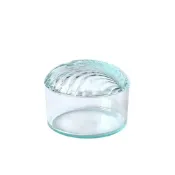 (店+)【美的空間】貝殼紋蓋圓形湖水綠壓克力收納盒(桌面收納/小物收納/糖果盒)