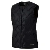 ├登山樂┤日本 mont-bell Superior Down Round Neck Vest 女款 圓領羽絨背心 800FP 1101614BK 黑