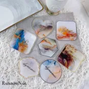 Rainbow Nail 美甲壓克力暈染調色盤 調色板 拍照板
