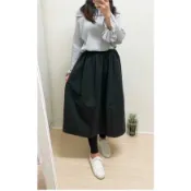 春秋冬款  假兩件長裙內搭褲 親膚 質感優 兩色 現貨