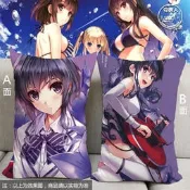 幻之空 內多圖(可來圖客製) 家用枕 長中枕含枕心 路人女主的養成方法加藤惠詩羽英梨梨動漫抱枕靠枕枕頭周邊