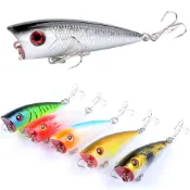 【TTFF】小波趴撞水路亞餌魚餌 6cm/6.3g 垂釣漁具路亞假餌塑膠硬餌漁具產品批發