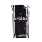 (店+)【日本九鬼】日本九鬼 星印純練黑胡麻醬（業務用 / 1kg）