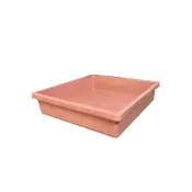 (店+)【蔬菜之家】方型育苗箱有孔、無孔可加購透明上蓋 方形芽菜箱 端盤 端盆 育苗盆 播種盆 種植盆 塑膠盆 花盆(方形芽菜箱)
