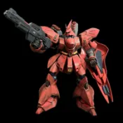 （舊化完成品）BANDAI MG 1/100 MSN-04 SAZABI 沙薩比 1.0 老模 非 ka 版 卡版