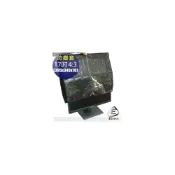 (店+)【Ezstick】特價品  LCD液晶螢幕防塵套 17吋 4:3 黑色不織布 PVC半透明材質/防水防塵