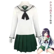 免費加急 少女與戰車大洗女子學院鮟鱇隊五十鈴華cos服cosplay服裝jk制服 角色扮演