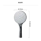 (店+)【LOLAT 羅力】羅力衛浴 LOLAT 單段式大面板蓮蓬頭-鉻色 HS138CP