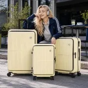 【American Explorer 美國探險家】20+24+28吋 雙開箱 雙排輪 前開/對開 CF39 三件組 行李箱 旅行箱
