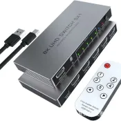 【全球優品匯】HDMI2.1高清8K60三四五進一出視訊切換器4K240PS5等多訊號切換器