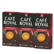 (店+)【Cafe Royal】即期特價 20261130 超特濃義式濃縮膠囊咖啡*3 三盒組 咖啡膠囊 小顆的膠囊咖啡  〈可適用Nespresso〉