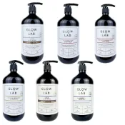 (店+)GLOW LAB 紐西蘭 植物精油沐浴露 400ml/900ml (沐浴露  大黃玫瑰 佛手柑橘 椰子檀香 黑莓月桂葉)
