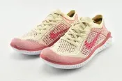 NIKE FREE RN FLYKNIT 2018 粉黃 赤足 訓練鞋 編織 慢跑鞋 女鞋