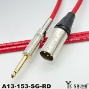 (店+)【YC Sound】800公分8米 七種色線 銅桿 平衡公頭 轉 6.3mm XLR公 6.35 TS 單音 XLR 6.5mm 非平衡線 平衡線 卡農線 PA外場 監聽喇叭線 麥克風線 平衡式訊號線 樂器轉接線