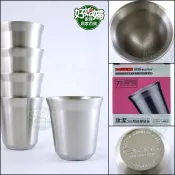 《好媳婦》潔豹【康潔304環保雙層杯隔熱杯7.5cm/150ml】兒童杯茶杯鋼杯/不鏽鋼口杯/防燙/隔冰/登山露營好收納