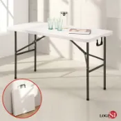 LOGIS邏爵家具 桌子/野餐桌/展示桌/會議桌 生活多用122CM萬用摺疊桌【LOGIS邏爵】【ZK-122E】