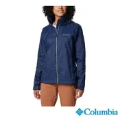 Columbia 哥倫比亞 女款- 防潑水連帽風衣-深藍色 UWL57760NY/IF
