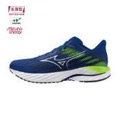 Mizuno 美津濃【授權經銷】男款 慢跑鞋 WAVE INSPIRE 21 支撐型 藍綠色- J1GC254406