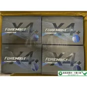 [小鷹小舖] FOREMOST X4 PLUS X4+ TUNGSTEN 高爾夫球 三層球 白球 鎢動力 2024新科技