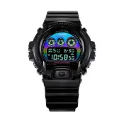 大高雄鐘錶城 CASIO 卡西歐 G-SHOCK 探索虛擬彩虹系列 炫彩黑 50mm DW-6900RGB-1｜樂天領券現折★全館特惠中★指定刷卡回饋10%