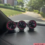 DEFI红圈涡轮表OBD2型转数水温N2油温通用赛表三联表思域翼神 8/7