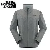 川山岳海 [ THE NORTH FACE ] 男 抗風刷毛外套 淺灰白 / CUQ0P3F {S M}