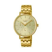 CASIO 卡西歐 SHEEN 簡約 三針三眼 藍寶石水晶玻璃 SHE-4541G-9A_34mm