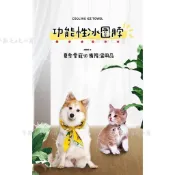 【現貨】夏季降溫寵物冰圍巾 寵物解暑冰巾 寵物冰圍脖 夏季圍巾 貓咪 狗狗 降溫 冰涼巾 防暑 寵物用品
