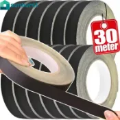 5-20mm 300cm 黑色絕緣醋酸纖維布膠帶 - 家庭維修膠帶 - 防水電纜膠帶 - 高溫阻燃絕緣膠帶