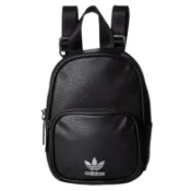 【IMP】ADIDAS MINI BACKPACK 黑色 皮革 刺繡 小標 韓風 迷你 小後背包 小背包 CL5457