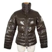【DOKODEMO】二手MONCLER TIVOLI 羽絨外套 45311，棕色尼龍，女款