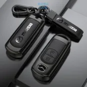 馬自達 鑰匙殼 鑰匙套  CX-3 CX-30 CX-5 CX-50  馬3 馬6 鑰匙皮套 鑰匙包鑰匙扣鑰匙圈9