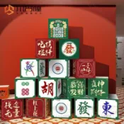 🔥拾光優選好物🔥麻將館裝飾擺件 棋牌室背景堆頭 KT板立體箱 拍照場景布置