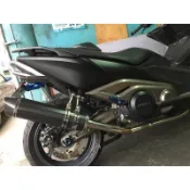 誠一機研 AK 550 TMAX 530 全段 鍍鈦碳纖維出口 排氣管 白鐵 彩鈦 改裝